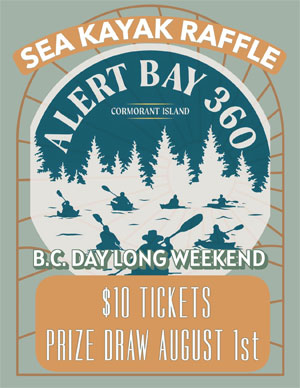 kayak tickets draw 360 Alert Bay